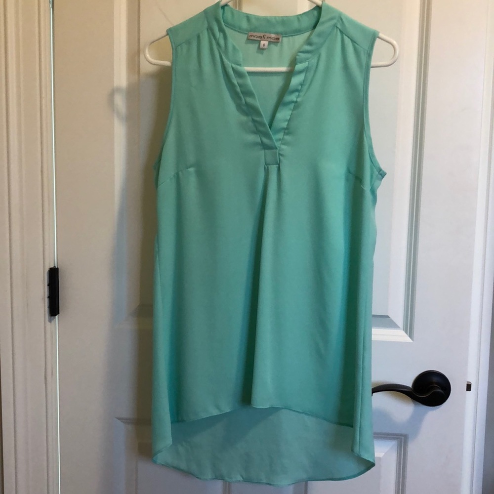 Mint green polyester tank!